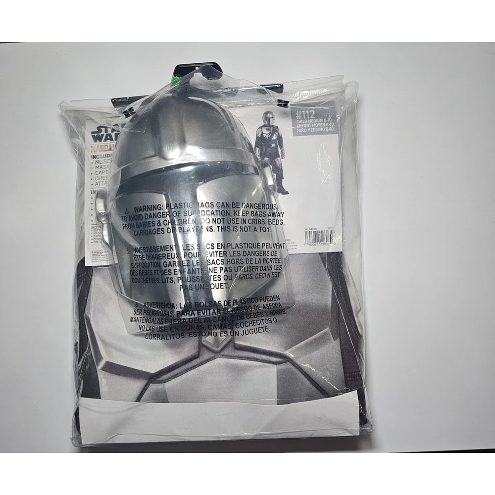 Star Wars The Mandalorian Child Medium 8-10 Costume Halloween NEW - Picture 2 of 4